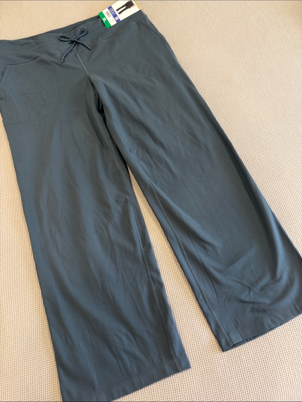 Women's Wide-Leg Drawstring Lounge Pants - Gray